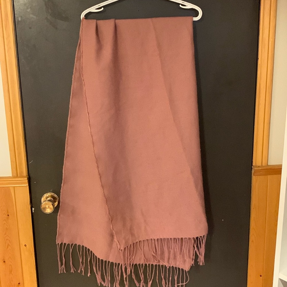 Dusty rose scarf